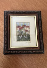 Embroidered watercolour landsc for sale  NANTWICH