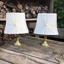 Pair white pleated for sale  LIGHTWATER