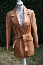 Trench cuir corty d'occasion  Cranves-Sales
