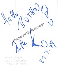 Riginal autogramm kuno gebraucht kaufen  Dortmund
