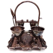 Menage eierbecher löffel gebraucht kaufen Menage eierbecher löffel gebraucht kaufen  Marl