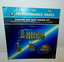 Usado, NOS VINTAGE GM PERFORMANCE PARTS KIT DE MOTOR PARAFUSO CROMADO 305 350 MOTORES V-8 comprar usado  Enviando para Brazil
