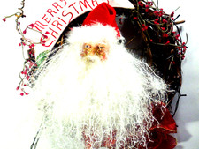 Vintage wreath merry for sale  Swanton