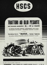 Pubbl.1952 trattore hscs usato  Biella