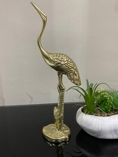Vintage brass crane for sale  LONDON