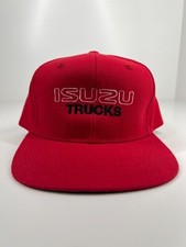 Boné Isuzu Trucks chapéu snapback vermelho ajustável tamanho único serve para a maioria das lã acrílica, usado comprar usado  Enviando para Brazil