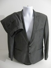 Mens metallic grey for sale  LONDON