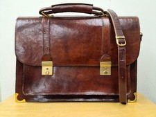 Vintage brown leather for sale  EDINBURGH