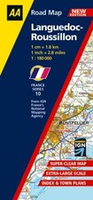 Languedoc roussillon map d'occasion  Expédié en Belgium