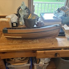 Handcrafted wooden rowboat for sale  North Falmouth