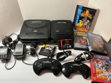 Consolas Sega CD y Genesis Modelo 2 - Todos los Cables + 2 Mandos + 6 Juegos BONITAS segunda mano  Embacar hacia Mexico