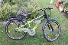 PUKY Rower młodzieżowy Crusader 24-Aluminium w kolorze zielonym/czarnym----używany, czysty, leczący! na sprzedaż  Wysyłka do Poland
