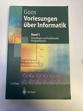 Vorlesungen informatik band gebraucht kaufen  Dogern