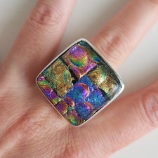 Sterling silver dichroic for sale  Scituate