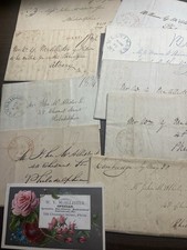 Grupo 1830s Letras Sem Estampas HISTORIC MCALLISTER OPTOMETRY COMPANY Filadélfia, usado comprar usado  Enviando para Brazil