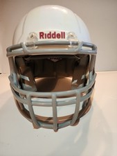 Usado, Capacete de futebol juvenil Ridell Speed tamanho pequeno branco 2017 data perfeita comprar usado  Enviando para Brazil