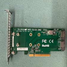 Cartão complementar Supermicro AOC-SLG3-2M2  comprar usado  Enviando para Brazil