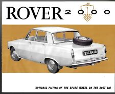 Rover 2000 boot for sale  UK