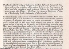 Specific gravity sulphuric for sale  SHREWSBURY