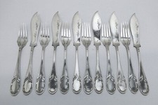 Jugendstil fischbesteck teile gebraucht kaufen  Roetgen