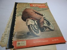 Motorrad zeitschrift 1954 gebraucht kaufen  Höchstädt a.d.Donau