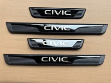 Protetores de degrau painel tampa soleira arranhão porta carro preto para Honda Civic 4 peças comprar usado Protetores de degrau painel tampa soleira arranhão porta carro preto para Honda Civic 4 peças comprar usado  Enviando para Brazil