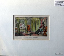 Original antique print for sale  LYNTON