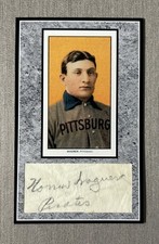 Honus wagner signed for sale  Santa Fe Springs