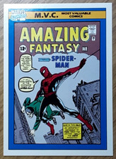 1990 Marvel Universe cartão 126 AMAZING FANTASY. HOMEM-ARANHA. Novo carregador superior grátis. comprar usado  Enviando para Brazil