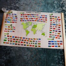Flags wall map for sale  Indianapolis