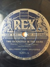 * HOLLYWOOD DANCE ORCHESTRA (Chick Bullock And His Levee Loungers) - Two Cigaret na sprzedaż  Wysyłka do Poland