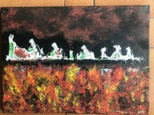Tableau peinture acrylique d'occasion  Paris XII