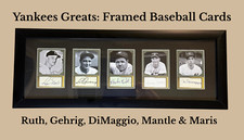 Yankees greats framed for sale  Dublin