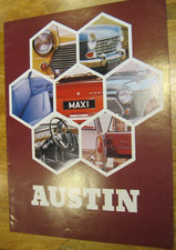 Austin range brochure for sale  ARUNDEL