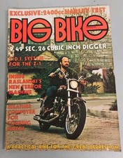 Revista Big Bike junho 1975 motocicleta vintage Harley Kawasaki Z-1 corrida de estrada comprar usado  Enviando para Brazil