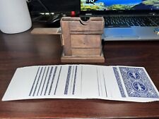 🔥 Lindo deck de madeira em ziguezague com estojo truque de mágica Mágicos Escassos 🔥, usado comprar usado  Enviando para Brazil