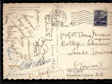 Cartolina con autografo usato  Italia