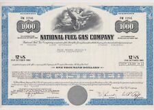Usado, Certificado de ações obrigatórias da National Fuel Gas Company comprar usado  Enviando para Brazil