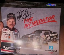 Autographed dale earnhardt for sale  Concord