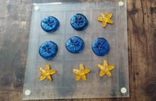 Vidro de jogo tic tac toe, usado comprar usado  Enviando para Brazil