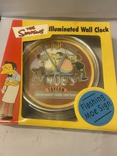 Simpsons illuminated clock for sale  BIRMINGHAM