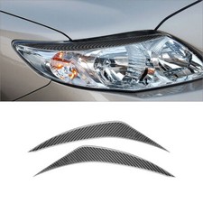 2x Farol de fibra de carbono sobrancelhas pálpebras tampa acabamento para Toyota Corolla 2006-12 comprar usado  Enviando para Brazil
