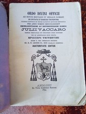 Antico ordo divini usato  Campobasso