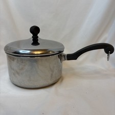 Panela de molho Farberware folheada a alumínio aço inoxidável 2 qt com tampa EUA comprar usado  Enviando para Brazil