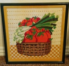Completed needlepoint garden for sale  Centerton