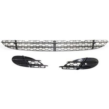 Usado, Conjunto de grade de para-choque para 2003-2006 Mercedes Benz S430 preto dianteiro centro externo comprar usado  Enviando para Brazil