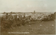 Cartão postal RPPC South Molton General View Sheep Devon vintage década de 1930 (A21) comprar usado  Enviando para Brazil
