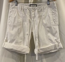 Bermuda Abercrombie & Fitch branca tamanho 8 Y2K comprar usado  Enviando para Brazil