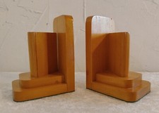 Vintage pair wooden for sale  SPALDING