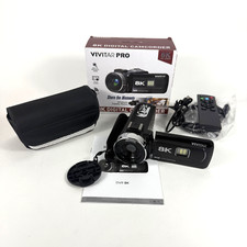 Filmadora Digital Vivitar Pro 8K HD DVR8K-BLK STK-4 Tela Sensível Ao Toque WiFI Integrada comprar usado  Enviando para Brazil